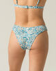ROXY Printed Beach Classics High Leg Bikini Bottoms image number 3