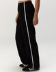 RSQ Womens Low Rise Baggy Track Pants image number 3