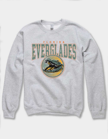 FLORIDA Everglades Gator Unisex Crewneck Sweatshirt