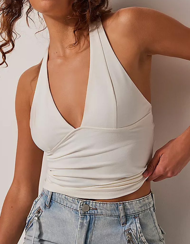 FREE PEOPLE Have It All Womens Halter Top image number 0