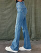 DAZE Go Getter Womens Flare Jeans image number 3