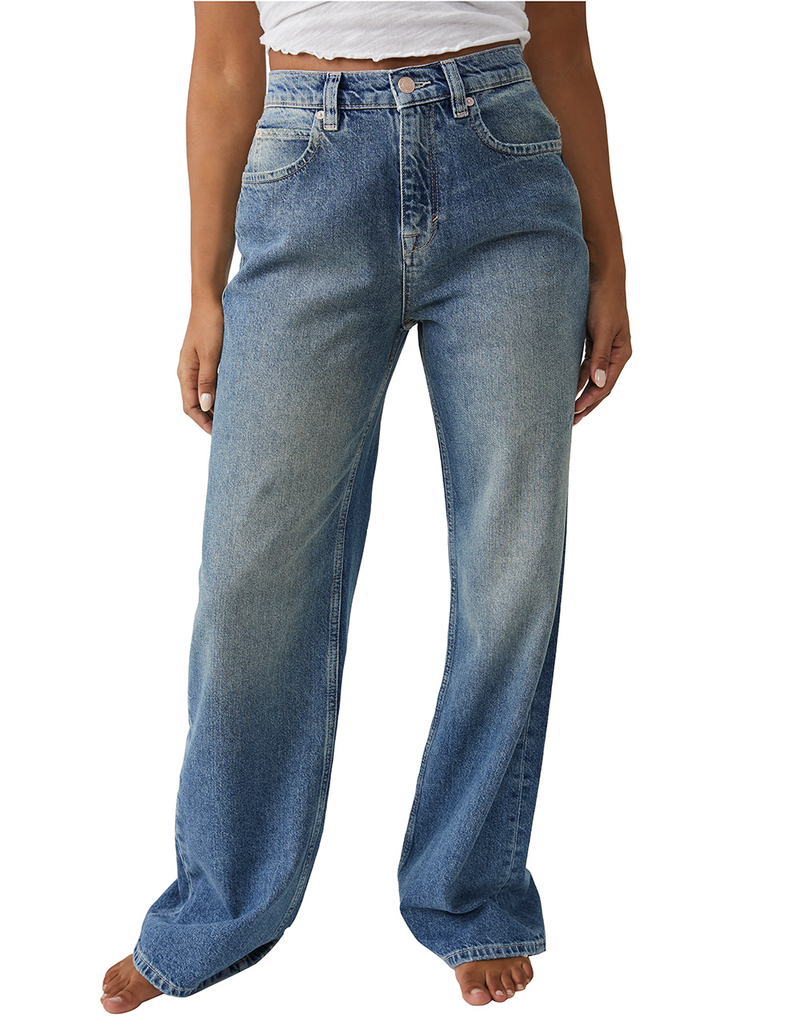 FREE PEOPLE Tinsley Baggy High Rise Womens Jeans image number 5