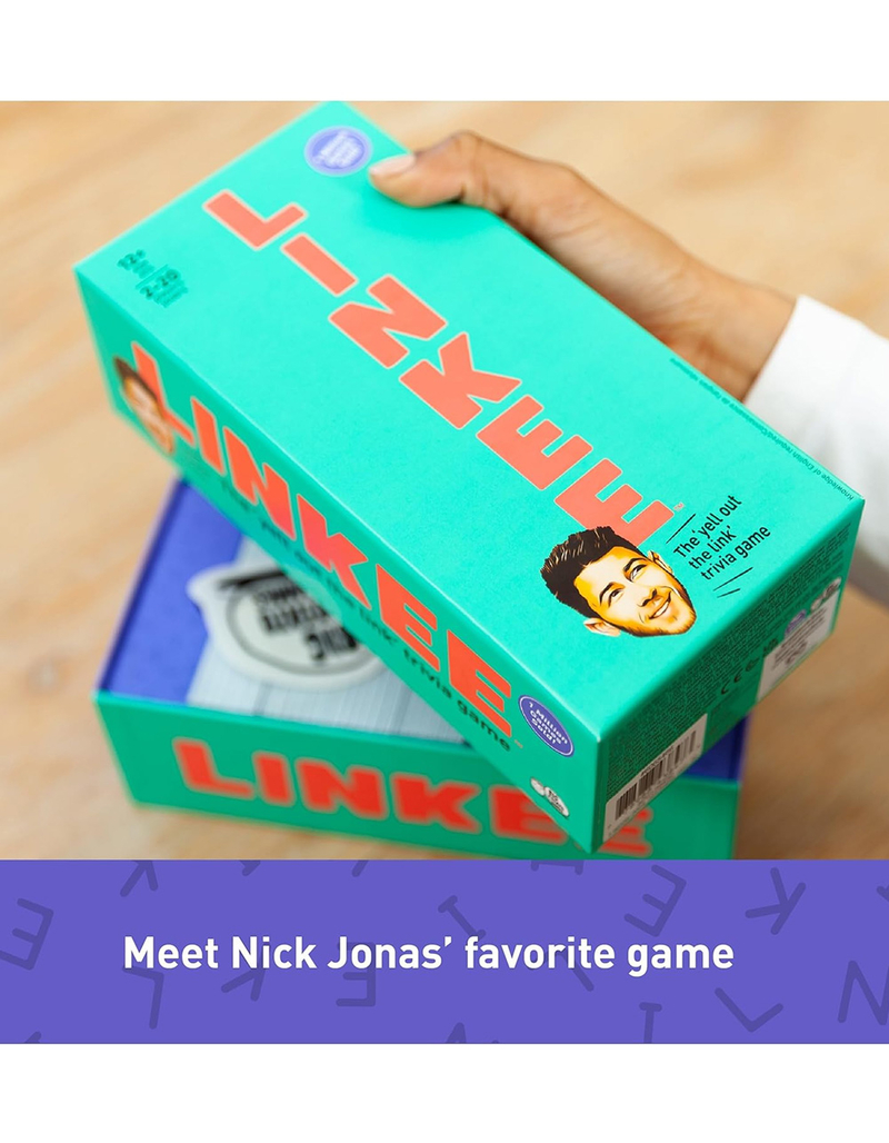 Linkee Game Nick Jonas Edition: Quiz Board Game for Adults and Teens image number 1