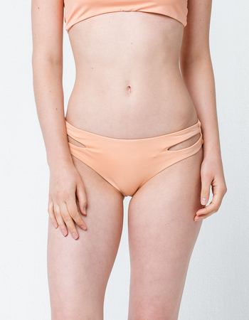 DIPPIN' DAISY'S Cutout Hipster Apricot Bikini Bottoms