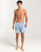 RSQ Mens Vacation Scene 5" Swim Shorts image number 4