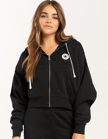 CONVERSE Retro Chuck Taylor Womens Zip-Up Hoodie Primary Image
