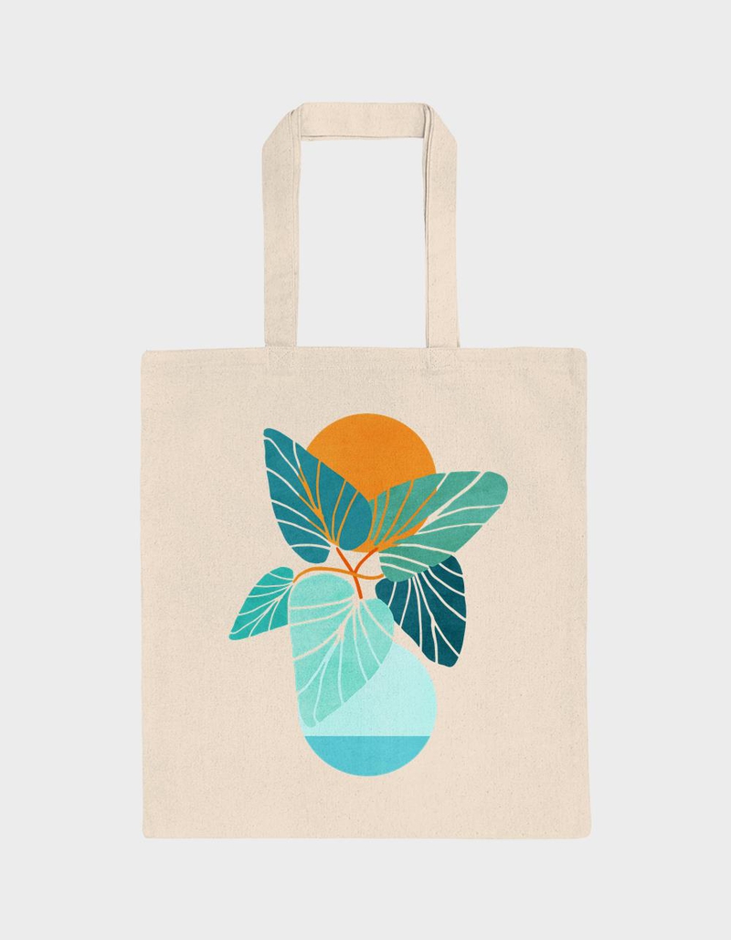 PLANT Tropical Abstract Tote Bag image number 0