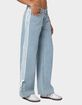 EDIKTED Washed Low Rise Ribbon Jeans image number 3