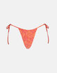 RHYTHM Adia Paisley Gathered Tie Side Bikini Bottoms image number 5