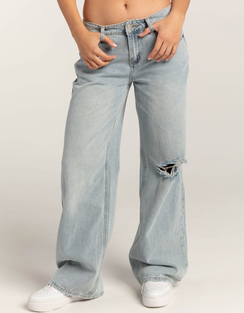 RSQ Womens Low Rise Baggy Jeans image number 1