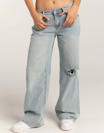 RSQ Womens Low Rise Baggy Jeans Alternative Image