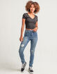 RSQ Curvy Womens High Rise Skinny Jeans image number 5
