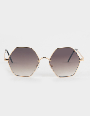 RSQ Geometric Metal Sunglasses Alternative Image