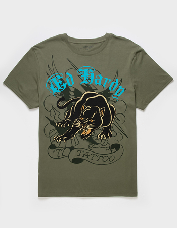 ED HARDY Crouching Panther Mens Tee