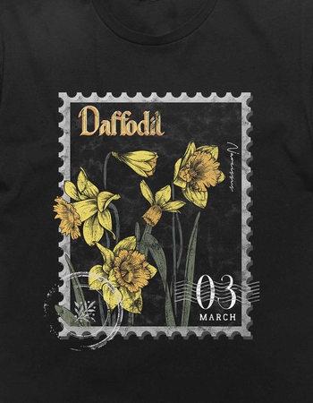 DAFFODIL March Birth Flower Distressed Unisex Tee