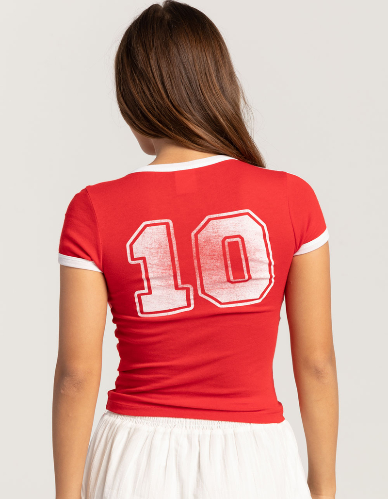 IETS FRANS Mia Football Womens Baby Tee image number 1