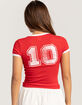 IETS FRANS Mia Football Womens Baby Tee image number 2
