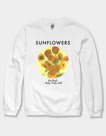 VAN GOGH Sunflowers Unisex Crewneck Sweatshirt Primary Image