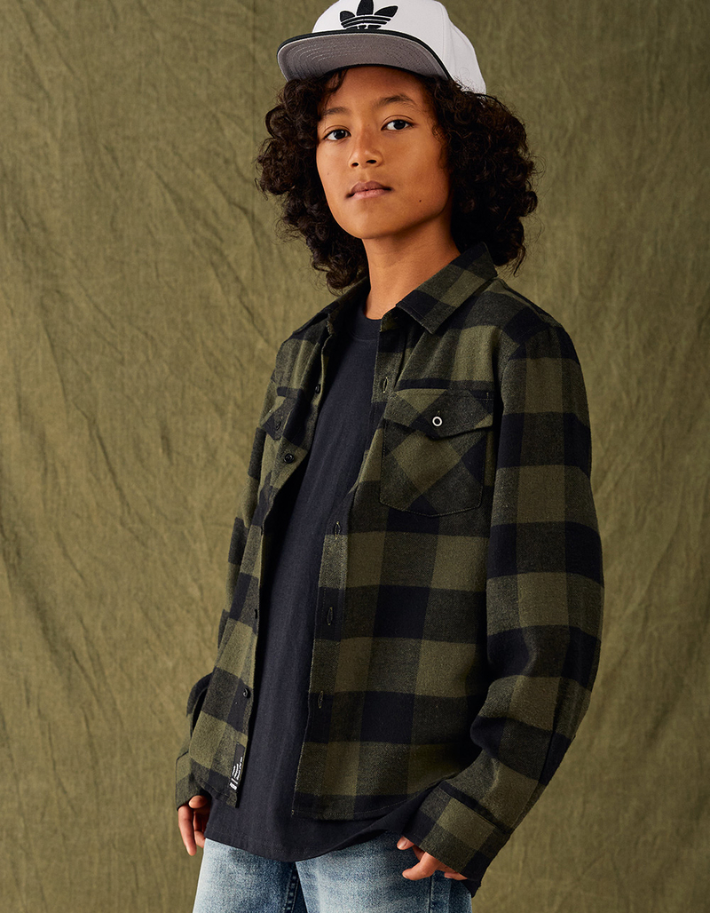 RSQ Boys Plaid Flannel image number 0