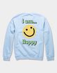 TLC x Mental Health Month I Am Happy Unisex Crewneck Sweatshirt image number 2