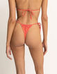RHYTHM Adia Paisley Gathered Tie Side Bikini Bottoms image number 4