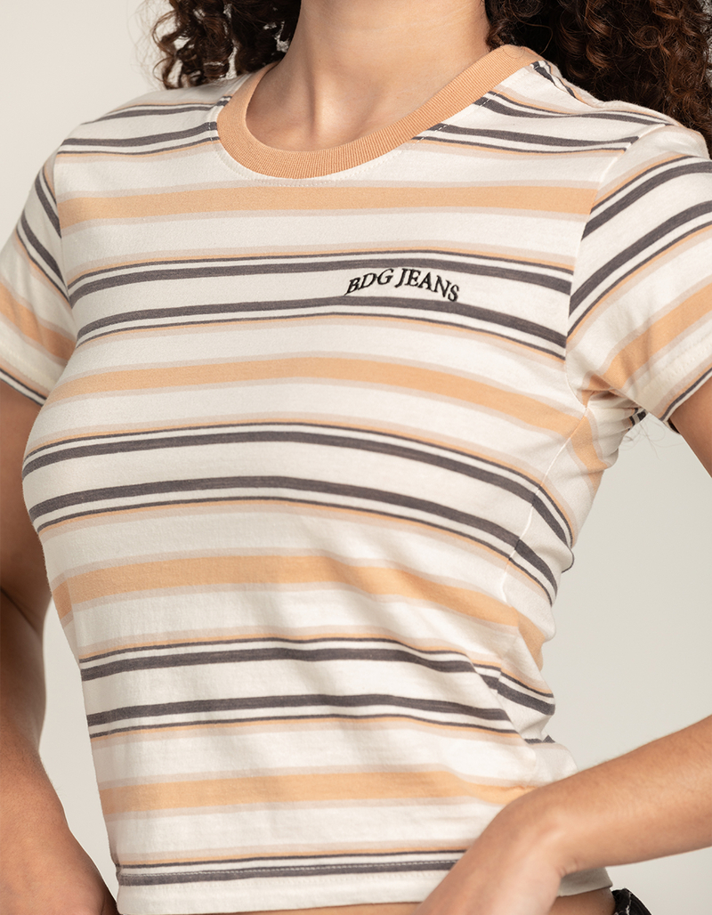 BDG Urban Outfitters Womens Striped Baby Tee image number 2