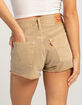 LEVI'S 501 High Rise Womens Denim Shorts - Dusty Safari image number 4