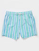 RSQ Mens Vintage Stripe 5'' Swim Shorts image number 2