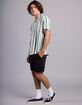 RSQ Mens Cargo Twill Pull On Shorts image number 2