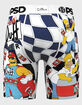 PSD x The Simpsons Duff Check Mens Boxer Briefs image number 4