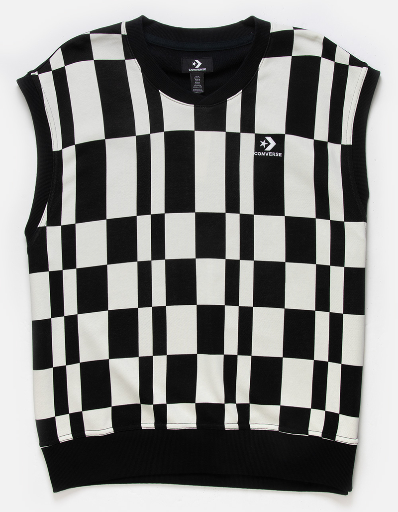 CONVERSE Mens Checkered Vest image number 0