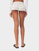 EDIKTED Betsy Tie Front Knitted Shorts image number 5