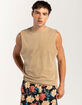 RSQ Mens Acid Wash Muscle Tee image number 3