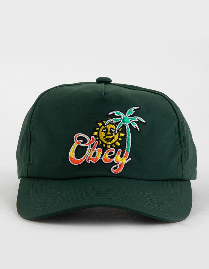 OBEY Tropical Snapback Hat image number 1