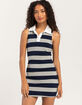 RSQ Womens Polo Stripe Bodycon Dress image number 1