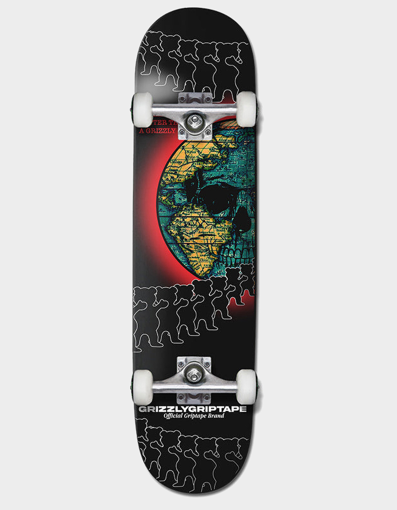 GRIZZLY Stroke Of Midnight 7.75" Complete Skateboard image number 0