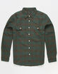 BRIXTON Bowery Mens Ocean Flannel Shirt image number 1