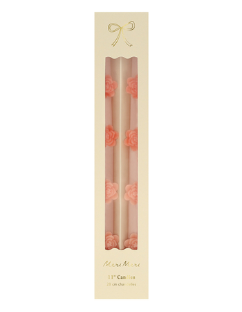 MERI MERI Flower Taper Candles Set of 2 Alternative Image