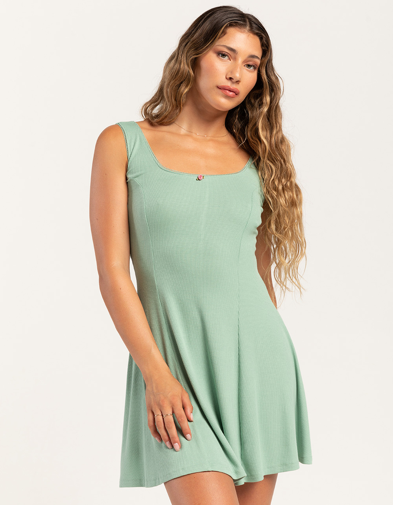 FULL TILT Rib Fit And Flare Womens Dress image number 0
