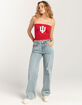 HYPE AND VICE Indiana University Womens Tube Top image number 2