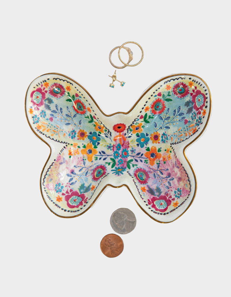 NATURAL LIFE Butterfly Trinket Bowl image number 0