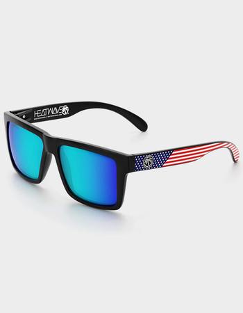 HEAT WAVE VISUAL Stars and Stripes H20 Vise Floating Polarized Sunglasses