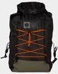 SALTY CREW Thrill Seeker Black Roll Top Backpack image number 1