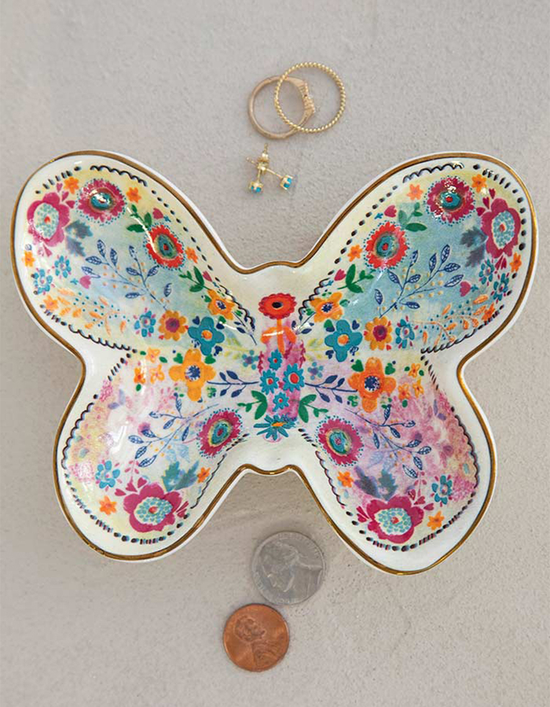 NATURAL LIFE Butterfly Trinket Bowl image number 2