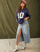RSQ Womens Low Rise Denim Maxi Skirt image number 1