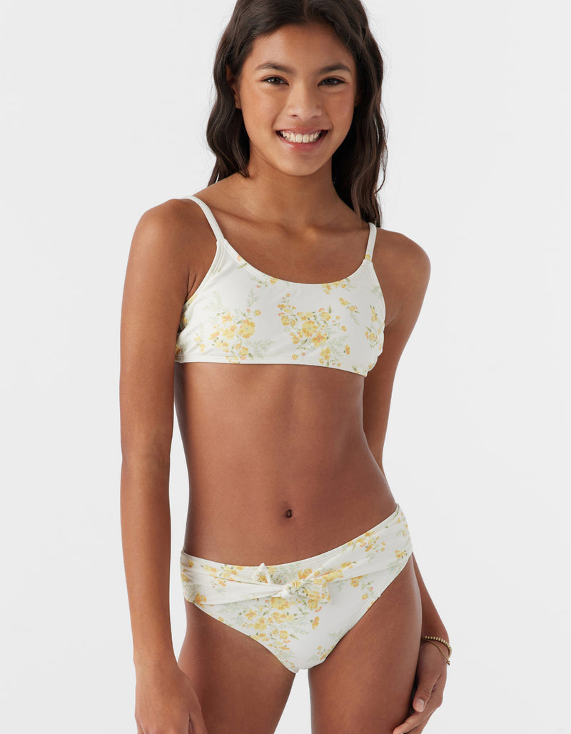 O'NEILL Tatianna Floral Girls Tie Back Bralette Bikini Set image number 0