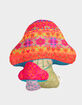 NATURAL LIFE Whimsy Patchwork Mushroom Pillow image number 1