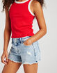 RSQ Girls Vintage High Rise Shorts image number 8