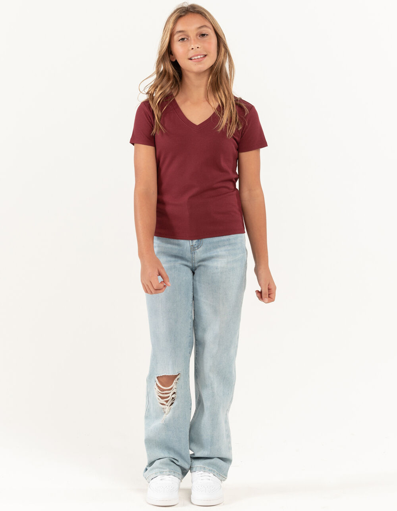 RSQ Girls Wide Leg Jeans image number 6