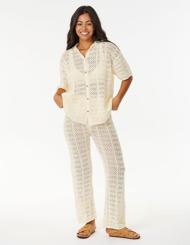 RIP CURL Pacific Dreams Womens Crochet Shirt image number 3